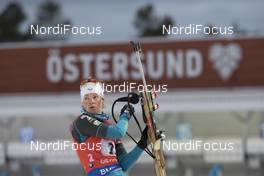 26.11.2017, Oestersund, Sweden, (SWE): Marie Dorin Habert (FRA) - IBU world cup biathlon, single mixed relay, Oestersund (SWE). www.nordicfocus.com. © Manzoni/NordicFocus. Every downloaded picture is fee-liable.