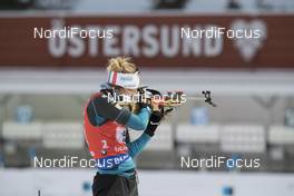 26.11.2017, Oestersund, Sweden, (SWE): Marie Dorin (FRA) - IBU world cup biathlon, single mixed relay, Oestersund (SWE). www.nordicfocus.com. © Manzoni/NordicFocus. Every downloaded picture is fee-liable.