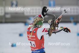 26.11.2017, Oestersund, Sweden, (SWE): Lisa Theresa Hauser (AUT) - IBU world cup biathlon, single mixed relay, Oestersund (SWE). www.nordicfocus.com. © Manzoni/NordicFocus. Every downloaded picture is fee-liable.