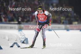 02.12.2017, Oestersund, Sweden, (SWE): Julian Eberhard (AUT) - IBU world cup biathlon, sprint men, Oestersund (SWE). www.nordicfocus.com. © Manzoni/NordicFocus. Every downloaded picture is fee-liable.