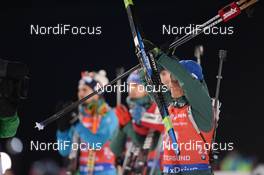 02.12.2017, Oestersund, Sweden, (SWE): Erik Lesser (GER) - IBU world cup biathlon, sprint men, Oestersund (SWE). www.nordicfocus.com. © Tumashov/NordicFocus. Every downloaded picture is fee-liable.