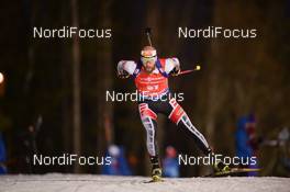 02.12.2017, Oestersund, Sweden, (SWE): Daniel Mesotitsch (AUT) - IBU world cup biathlon, sprint men, Oestersund (SWE). www.nordicfocus.com. © Tumashov/NordicFocus. Every downloaded picture is fee-liable.
