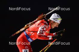 02.12.2017, Oestersund, Sweden, (SWE): Brendan Green (CAN) - IBU world cup biathlon, sprint men, Oestersund (SWE). www.nordicfocus.com. © Tumashov/NordicFocus. Every downloaded picture is fee-liable.