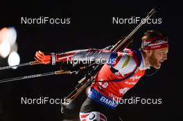 02.12.2017, Oestersund, Sweden, (SWE): Simon Eder (AUT) - IBU world cup biathlon, sprint men, Oestersund (SWE). www.nordicfocus.com. © Tumashov/NordicFocus. Every downloaded picture is fee-liable.