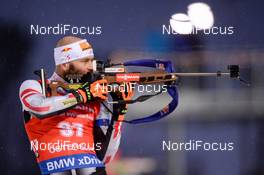 02.12.2017, Oestersund, Sweden, (SWE): Daniel Mesotitsch (AUT) - IBU world cup biathlon, sprint men, Oestersund (SWE). www.nordicfocus.com. © Tumashov/NordicFocus. Every downloaded picture is fee-liable.