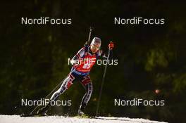 02.12.2017, Oestersund, Sweden, (SWE): Felix Leitner (AUT) - IBU world cup biathlon, sprint men, Oestersund (SWE). www.nordicfocus.com. © Tumashov/NordicFocus. Every downloaded picture is fee-liable.