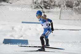 01.12.2017, Oestersund, Sweden, (SWE): Johanna Talihaerm (EST) - IBU world cup biathlon, sprint women, Oestersund (SWE). www.nordicfocus.com. © Manzoni/NordicFocus. Every downloaded picture is fee-liable.