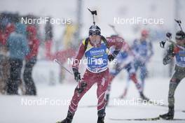 09.12.2017, Hochfilzen, Austria (AUT): Andrejs Rastorgujevs (LAT) -  IBU world cup biathlon, pursuit men, Hochfilzen (AUT). www.nordicfocus.com. © Manzoni/NordicFocus. Every downloaded picture is fee-liable.