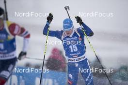 09.12.2017, Hochfilzen, Austria (AUT): Lukas Hofer (ITA) -  IBU world cup biathlon, pursuit men, Hochfilzen (AUT). www.nordicfocus.com. © Manzoni/NordicFocus. Every downloaded picture is fee-liable.