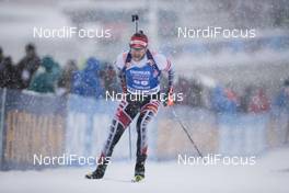 09.12.2017, Hochfilzen, Austria (AUT): Simon Eder (AUT) -  IBU world cup biathlon, pursuit men, Hochfilzen (AUT). www.nordicfocus.com. © Manzoni/NordicFocus. Every downloaded picture is fee-liable.