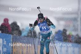 09.12.2017, Hochfilzen, Austria (AUT): Simon Desthieux (FRA) -  IBU world cup biathlon, pursuit men, Hochfilzen (AUT). www.nordicfocus.com. © Manzoni/NordicFocus. Every downloaded picture is fee-liable.
