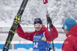 09.12.2017, Hochfilzen, Austria (AUT): Tarjei Boe (NOR) -  IBU world cup biathlon, pursuit men, Hochfilzen (AUT). www.nordicfocus.com. © Manzoni/NordicFocus. Every downloaded picture is fee-liable.