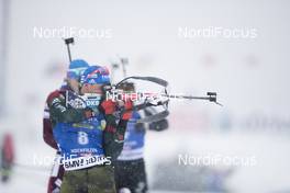 09.12.2017, Hochfilzen, Austria (AUT): Erik Lesser (GER) -  IBU world cup biathlon, pursuit men, Hochfilzen (AUT). www.nordicfocus.com. © Manzoni/NordicFocus. Every downloaded picture is fee-liable.