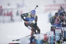 09.12.2017, Hochfilzen, Austria (AUT): Erik Lesser (GER) -  IBU world cup biathlon, pursuit men, Hochfilzen (AUT). www.nordicfocus.com. © Manzoni/NordicFocus. Every downloaded picture is fee-liable.