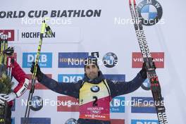 09.12.2017, Hochfilzen, Austria (AUT): Martin Fourcade (FRA) -  IBU world cup biathlon, pursuit men, Hochfilzen (AUT). www.nordicfocus.com. © Manzoni/NordicFocus. Every downloaded picture is fee-liable.