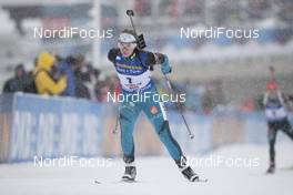 09.12.2017, Hochfilzen, Austria (AUT): Anais Bescond (FRA) -  IBU world cup biathlon, pursuit women, Hochfilzen (AUT). www.nordicfocus.com. © Manzoni/NordicFocus. Every downloaded picture is fee-liable.