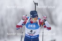 10.12.2017, Hochfilzen, Austria (AUT): Henrik L'abee-Lund (NOR) -  IBU world cup biathlon, relay men, Hochfilzen (AUT). www.nordicfocus.com. © Manzoni/NordicFocus. Every downloaded picture is fee-liable.