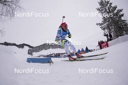 10.12.2017, Hochfilzen, Austria (AUT): Klemen Bauer (SLO) -  IBU world cup biathlon, relay men, Hochfilzen (AUT). www.nordicfocus.com. © Manzoni/NordicFocus. Every downloaded picture is fee-liable.