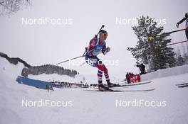 10.12.2017, Hochfilzen, Austria (AUT): Henrik L'abee-Lund (NOR) -  IBU world cup biathlon, relay men, Hochfilzen (AUT). www.nordicfocus.com. © Manzoni/NordicFocus. Every downloaded picture is fee-liable.