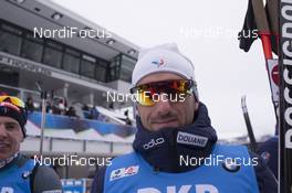 10.12.2017, Hochfilzen, Austria (AUT): Jean Guillaume Beatrix (FRA) -  IBU world cup biathlon, relay men, Hochfilzen (AUT). www.nordicfocus.com. © Manzoni/NordicFocus. Every downloaded picture is fee-liable.