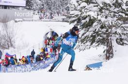 10.12.2017, Hochfilzen, Austria (AUT): Simon Desthieux (FRA) -  IBU world cup biathlon, relay men, Hochfilzen (AUT). www.nordicfocus.com. © Manzoni/NordicFocus. Every downloaded picture is fee-liable.