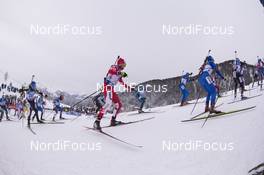 10.12.2017, Hochfilzen, Austria (AUT): Christian Gow (CAN) -  IBU world cup biathlon, relay men, Hochfilzen (AUT). www.nordicfocus.com. © Manzoni/NordicFocus. Every downloaded picture is fee-liable.