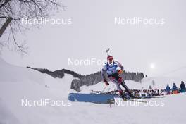 10.12.2017, Hochfilzen, Austria (AUT): Simon Eder (AUT) -  IBU world cup biathlon, relay men, Hochfilzen (AUT). www.nordicfocus.com. © Manzoni/NordicFocus. Every downloaded picture is fee-liable.