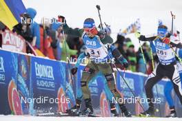 10.12.2017, Hochfilzen, Austria (AUT): Erik Lesser (GER) -  IBU world cup biathlon, relay men, Hochfilzen (AUT). www.nordicfocus.com. © Manzoni/NordicFocus. Every downloaded picture is fee-liable.