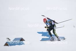 10.12.2017, Hochfilzen, Austria (AUT): Benedikt Doll (GER) -  IBU world cup biathlon, relay men, Hochfilzen (AUT). www.nordicfocus.com. © Manzoni/NordicFocus. Every downloaded picture is fee-liable.