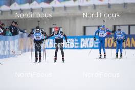10.12.2017, Hochfilzen, Austria (AUT): Mario Dolder (SUI), Jeremy Finello (SUI), (l-r) -  IBU world cup biathlon, relay men, Hochfilzen (AUT). www.nordicfocus.com. © Manzoni/NordicFocus. Every downloaded picture is fee-liable.
