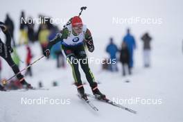 10.12.2017, Hochfilzen, Austria (AUT): Franziska Hildebrand (GER) -  IBU world cup biathlon, relay women, Hochfilzen (AUT). www.nordicfocus.com. © Manzoni/NordicFocus. Every downloaded picture is fee-liable.