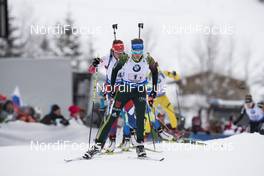 10.12.2017, Hochfilzen, Austria (AUT): Vanessa Hinz (GER) -  IBU world cup biathlon, relay women, Hochfilzen (AUT). www.nordicfocus.com. © Manzoni/NordicFocus. Every downloaded picture is fee-liable.