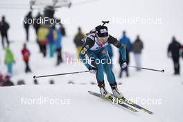 10.12.2017, Hochfilzen, Austria (AUT): Celia Aymonier (FRA) -  IBU world cup biathlon, relay women, Hochfilzen (AUT). www.nordicfocus.com. © Manzoni/NordicFocus. Every downloaded picture is fee-liable.
