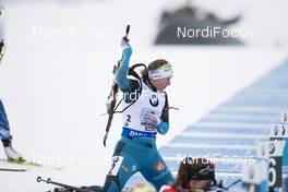 10.12.2017, Hochfilzen, Austria (AUT): Anais Bescond (FRA) -  IBU world cup biathlon, relay women, Hochfilzen (AUT). www.nordicfocus.com. © Manzoni/NordicFocus. Every downloaded picture is fee-liable.
