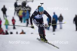 10.12.2017, Hochfilzen, Austria (AUT): Galina Vishnevskaya (KAZ) -  IBU world cup biathlon, relay women, Hochfilzen (AUT). www.nordicfocus.com. © Manzoni/NordicFocus. Every downloaded picture is fee-liable.