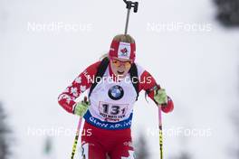 10.12.2017, Hochfilzen, Austria (AUT): Emma Lunder (CAN) -  IBU world cup biathlon, relay women, Hochfilzen (AUT). www.nordicfocus.com. © Manzoni/NordicFocus. Every downloaded picture is fee-liable.
