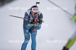 08.12.2017, Hochfilzen, Austria (AUT): Quentin Fillon Maillet (FRA) -  IBU world cup biathlon, sprint men, Hochfilzen (AUT). www.nordicfocus.com. © Manzoni/NordicFocus. Every downloaded picture is fee-liable.