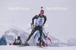 08.12.2017, Hochfilzen, Austria (AUT): Johannes Kuehn (GER) -  IBU world cup biathlon, sprint men, Hochfilzen (AUT). www.nordicfocus.com. © Manzoni/NordicFocus. Every downloaded picture is fee-liable.