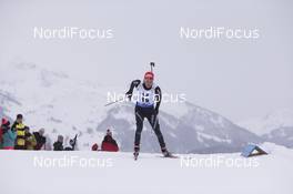 08.12.2017, Hochfilzen, Austria (AUT): Jeremy Finello (SUI) -  IBU world cup biathlon, sprint men, Hochfilzen (AUT). www.nordicfocus.com. © Manzoni/NordicFocus. Every downloaded picture is fee-liable.