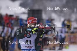 08.12.2017, Hochfilzen, Austria (AUT): Arnd Peiffer (GER) -  IBU world cup biathlon, sprint men, Hochfilzen (AUT). www.nordicfocus.com. © Manzoni/NordicFocus. Every downloaded picture is fee-liable.