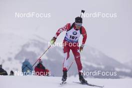 08.12.2017, Hochfilzen, Austria (AUT): Brendan Green (CAN) -  IBU world cup biathlon, sprint men, Hochfilzen (AUT). www.nordicfocus.com. © Manzoni/NordicFocus. Every downloaded picture is fee-liable.