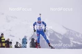 08.12.2017, Hochfilzen, Austria (AUT): Lukas Hofer (ITA) -  IBU world cup biathlon, sprint men, Hochfilzen (AUT). www.nordicfocus.com. © Manzoni/NordicFocus. Every downloaded picture is fee-liable.