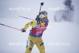 08.12.2017, Hochfilzen, Austria (AUT): Anna Magnusson (SWE) -  IBU world cup biathlon, sprint women, Hochfilzen (AUT). www.nordicfocus.com. © Manzoni/NordicFocus. Every downloaded picture is fee-liable.