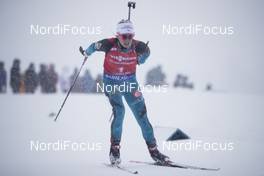 08.12.2017, Hochfilzen, Austria (AUT): Anais Chevalier (FRA) -  IBU world cup biathlon, sprint women, Hochfilzen (AUT). www.nordicfocus.com. © Manzoni/NordicFocus. Every downloaded picture is fee-liable.