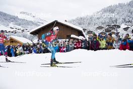 17.12.2017, Annecy-Le Grand Bornand, France (FRA): Quentin Fillon Maillet (FRA) -  IBU world cup biathlon, mass men, Annecy-Le Grand Bornand (FRA). www.nordicfocus.com. © Manzoni/NordicFocus. Every downloaded picture is fee-liable.