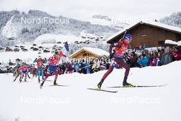 17.12.2017, Annecy-Le Grand Bornand, France (FRA): Lars Helge Birkeland (NOR), Anton Babikov (RUS), (l-r) -  IBU world cup biathlon, mass men, Annecy-Le Grand Bornand (FRA). www.nordicfocus.com. © Manzoni/NordicFocus. Every downloaded picture is fee-liable.