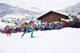 17.12.2017, Annecy-Le Grand Bornand, France (FRA): Simon Desthieux (FRA) -  IBU world cup biathlon, mass men, Annecy-Le Grand Bornand (FRA). www.nordicfocus.com. © Manzoni/NordicFocus. Every downloaded picture is fee-liable.