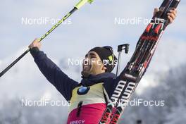 17.12.2017, Annecy-Le Grand Bornand, France (FRA): Martin Fourcade (FRA) -  IBU world cup biathlon, mass men, Annecy-Le Grand Bornand (FRA). www.nordicfocus.com. © Manzoni/NordicFocus. Every downloaded picture is fee-liable.