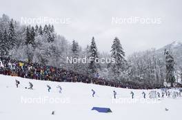 17.12.2017, Annecy-Le Grand Bornand, France (FRA): Anastasiya Kuzmina (SVK), Denise Herrmann (GER), Justine Braisaz (FRA), Kaisa Makarainen (FIN), Lisa Vittozzi (ITA), Dorothea Wierer (ITA), (l-r) -  IBU world cup biathlon, mass women, Annecy-Le Grand Bornand (FRA). www.nordicfocus.com. © Manzoni/NordicFocus. Every downloaded picture is fee-liable.