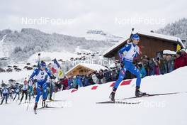 17.12.2017, Annecy-Le Grand Bornand, France (FRA): Dorothea Wierer (ITA), Lisa Vittozzi (ITA), (l-r) -  IBU world cup biathlon, mass women, Annecy-Le Grand Bornand (FRA). www.nordicfocus.com. © Manzoni/NordicFocus. Every downloaded picture is fee-liable.